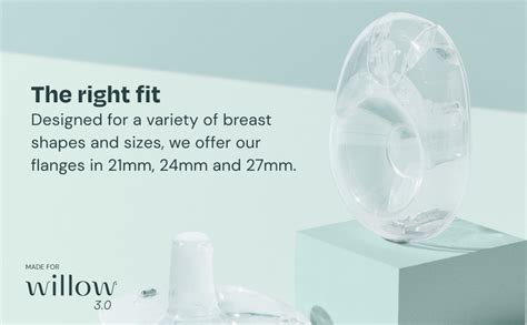 Willow 3.0 Breast Pump Flanges .